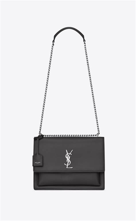 ysl sunset bag asphalt|Saint Laurent.